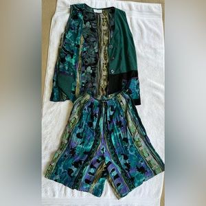 Bright Patterned Two-Piece